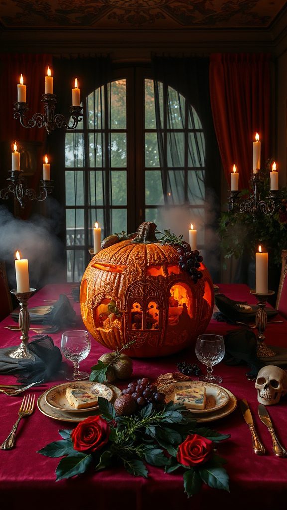 pumpkin risotto halloween delight