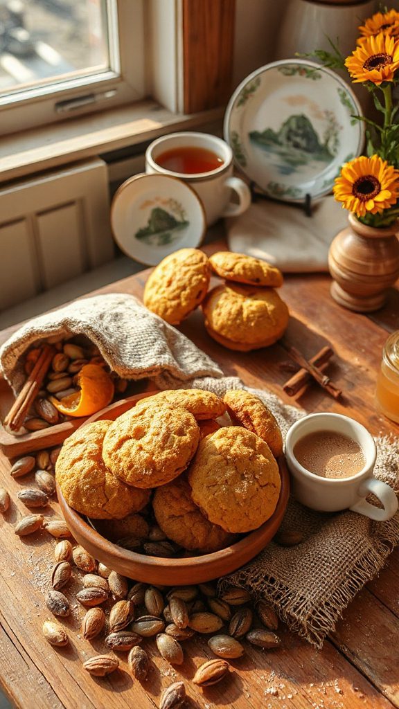 pumpkin seed holiday cookies