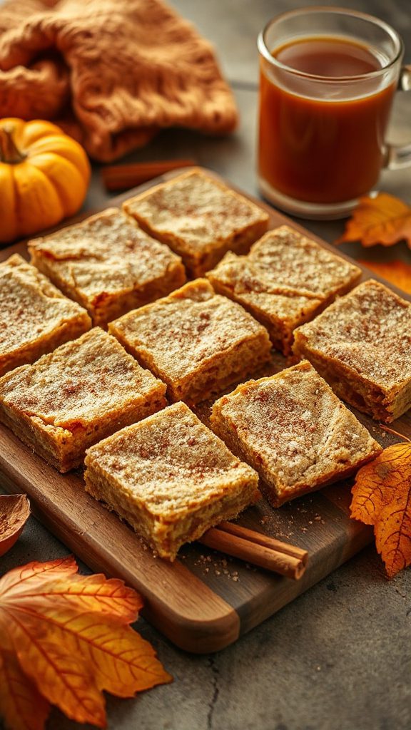 pumpkin snickerdoodle bars recipe pumpkin snickerdoodle bars recipe