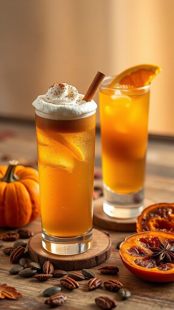 pumpkin spice autumn cocktail pumpkin spice autumn cocktail
