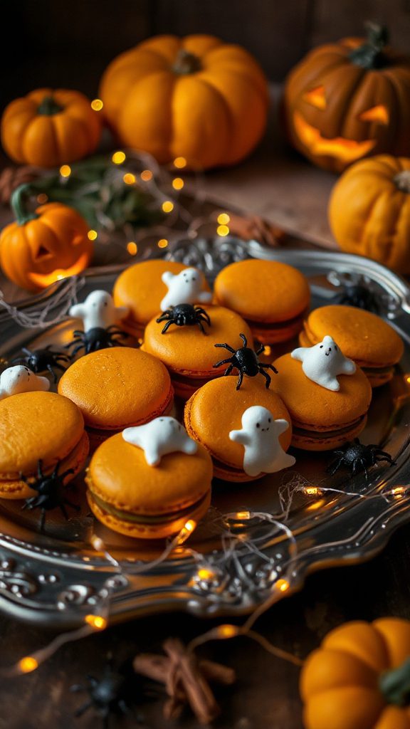 pumpkin spice autumn macarons pumpkin spice autumn macarons