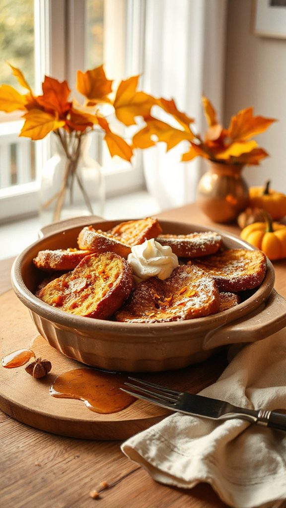 pumpkin spice breakfast casserole pumpkin spice breakfast casserole