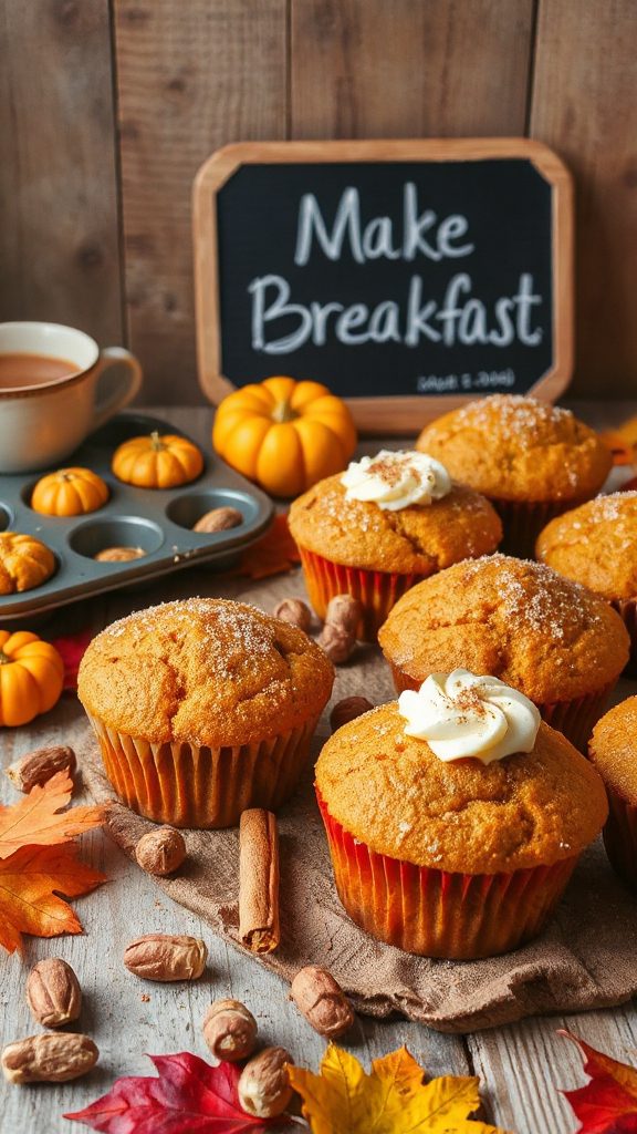 pumpkin spice breakfast muffins