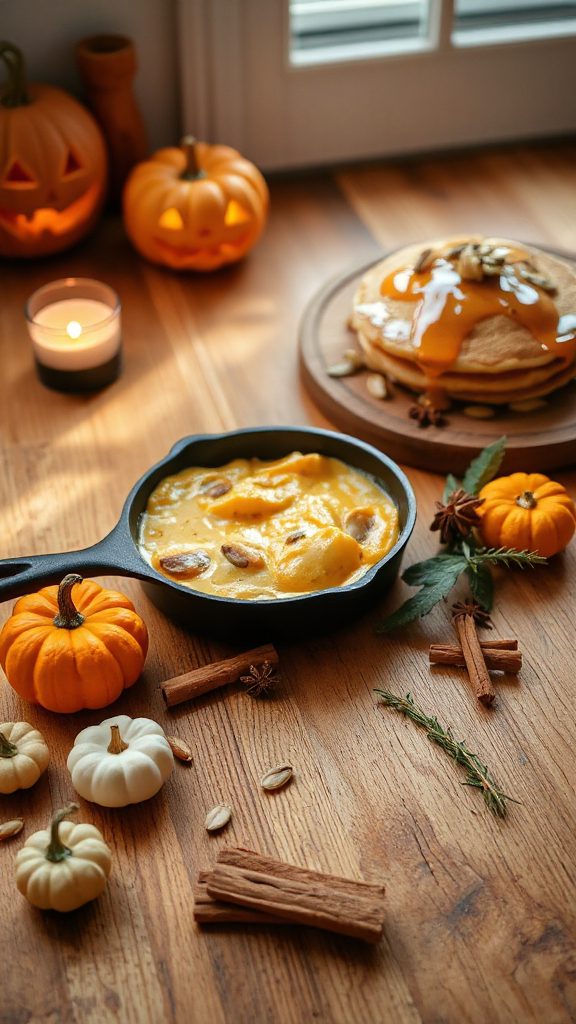 pumpkin spice breakfast scramble