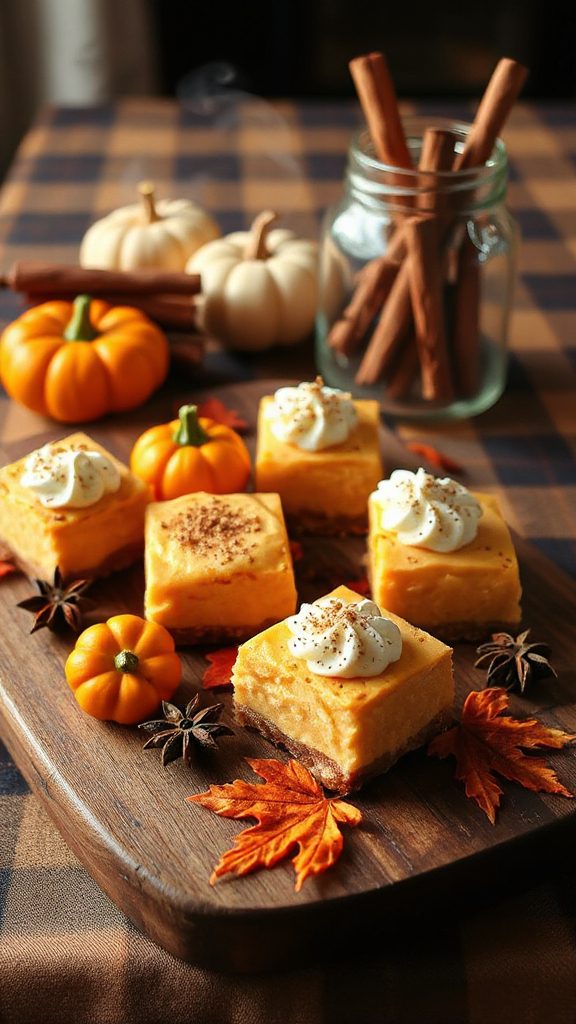 pumpkin spice cheesecake bites