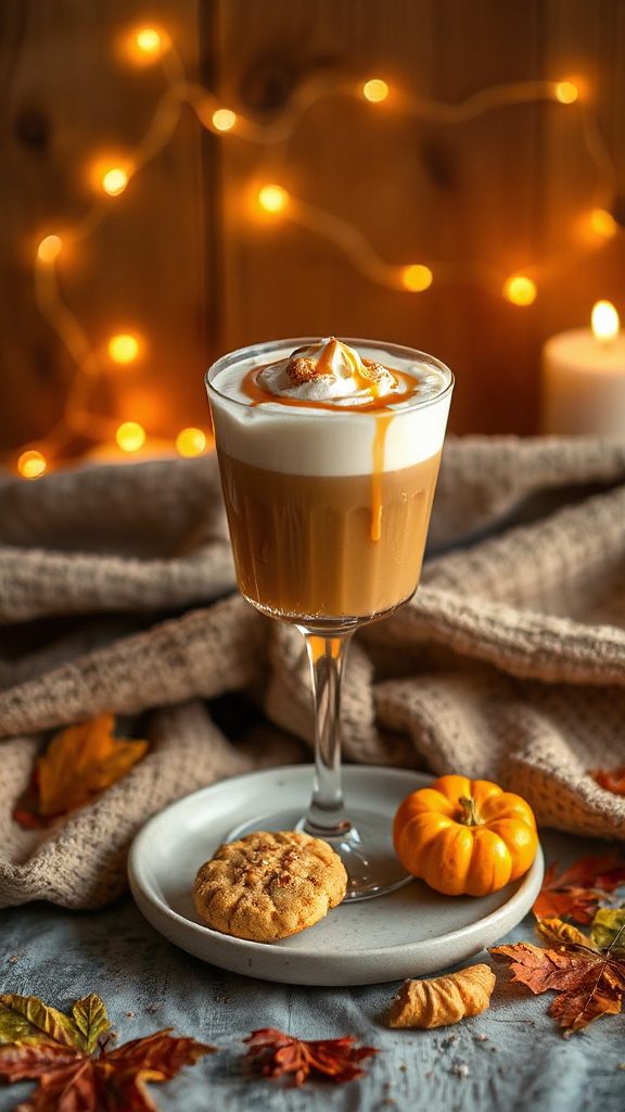 pumpkin spice cocktail indulgence
