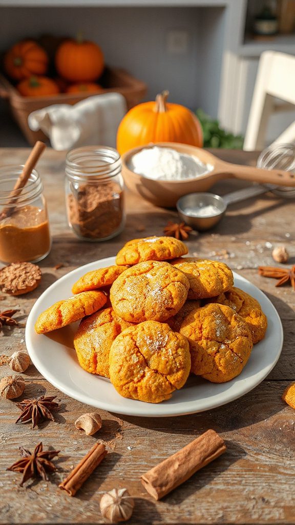 pumpkin spice coconut cookies pumpkin spice coconut cookies