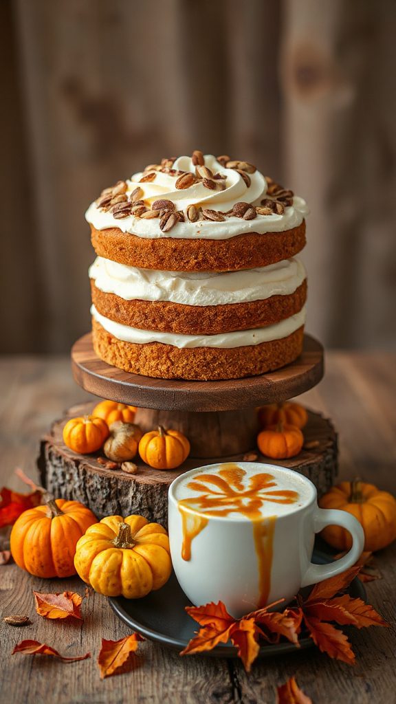pumpkin spice coffee cake