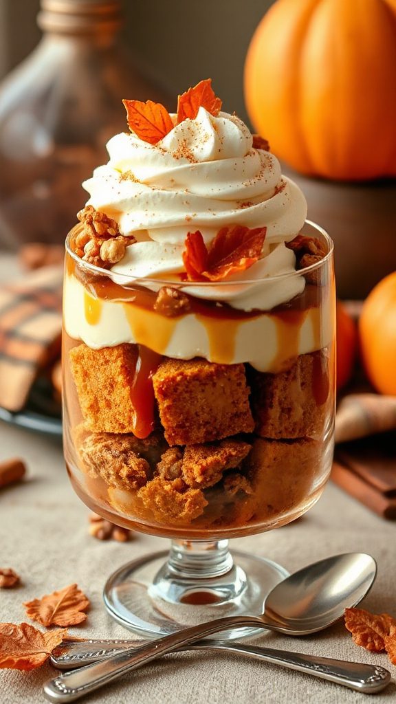 pumpkin spice dessert layers