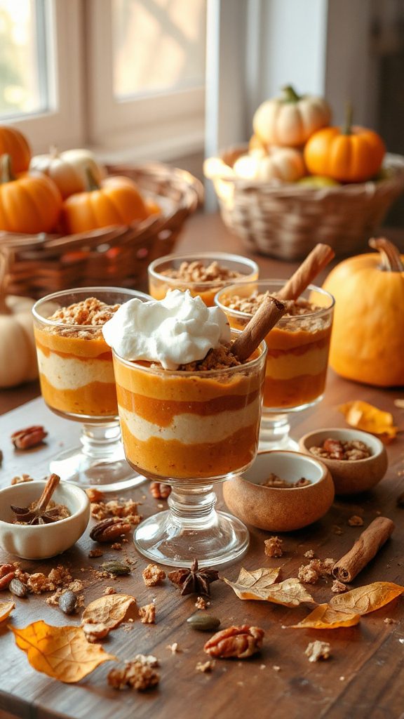 pumpkin spice dessert parfaits pumpkin spice dessert parfaits