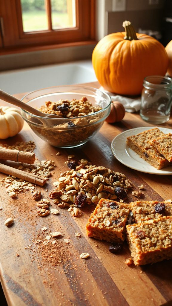 pumpkin spice energy bars