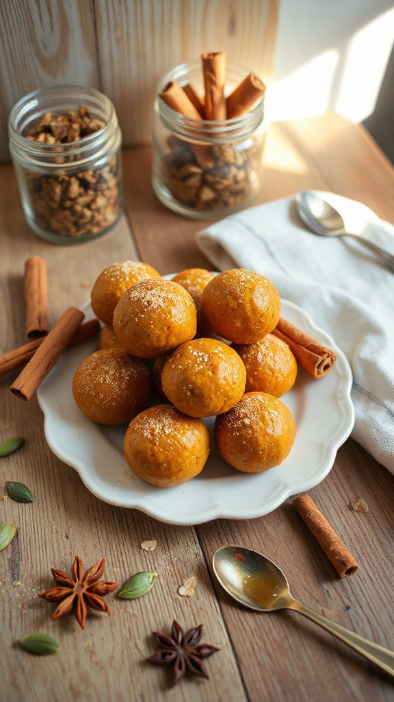 pumpkin spice energy bites pumpkin spice energy bites