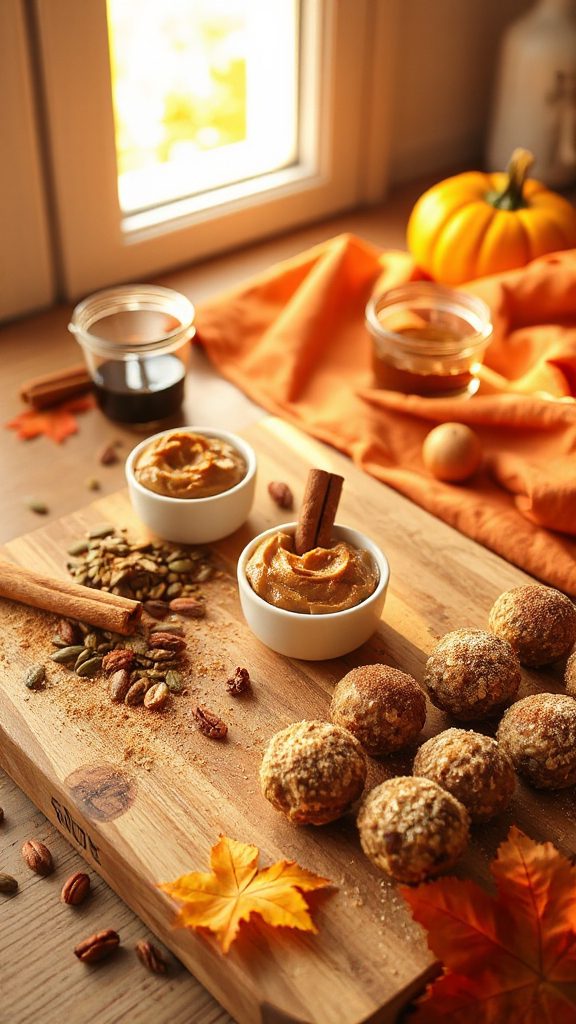 pumpkin spice energy snacks pumpkin spice energy snacks