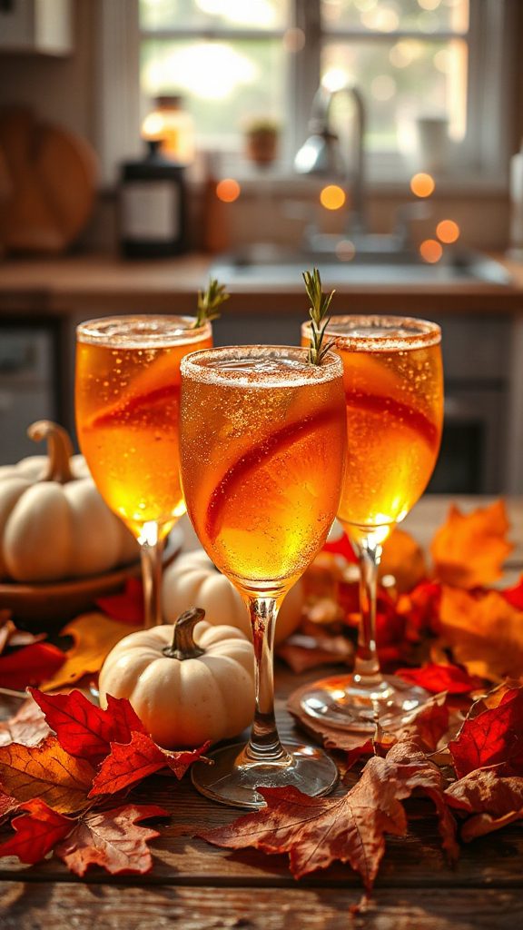 pumpkin spice fall cocktail
