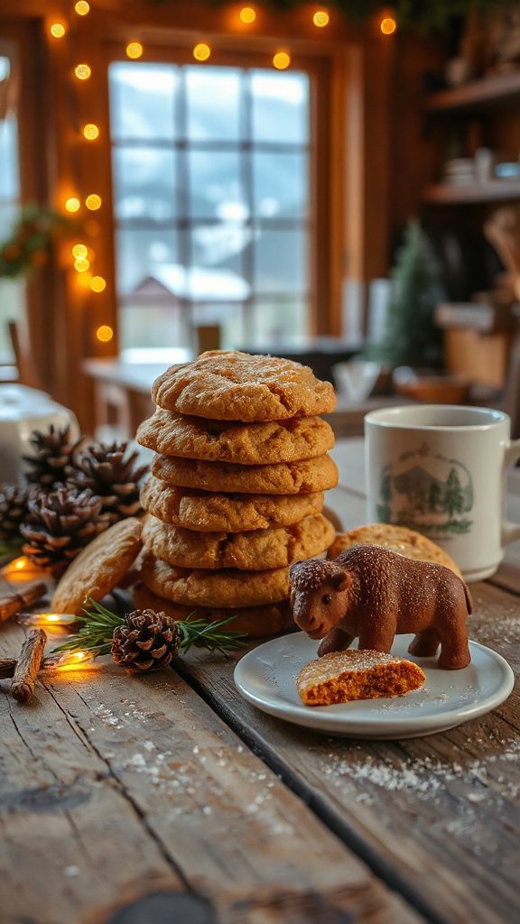 pumpkin spice festive cookies