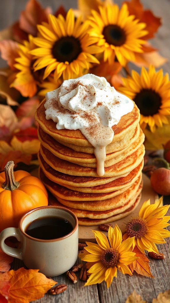 pumpkin spice fluffy pancakes pumpkin spice fluffy pancakes