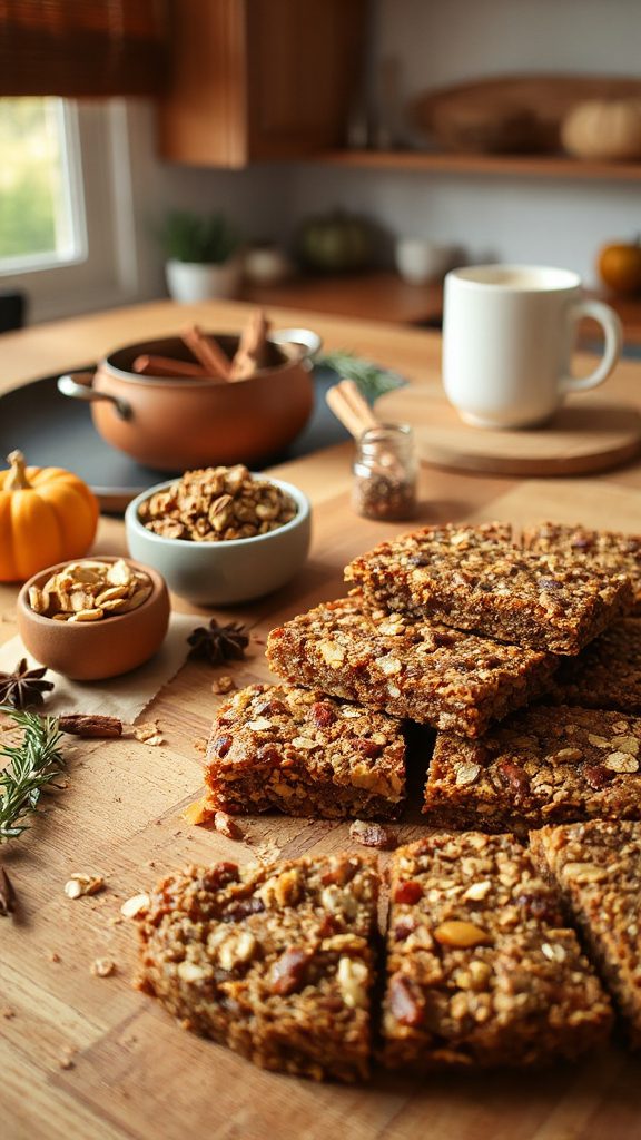 pumpkin spice granola bars pumpkin spice granola bars