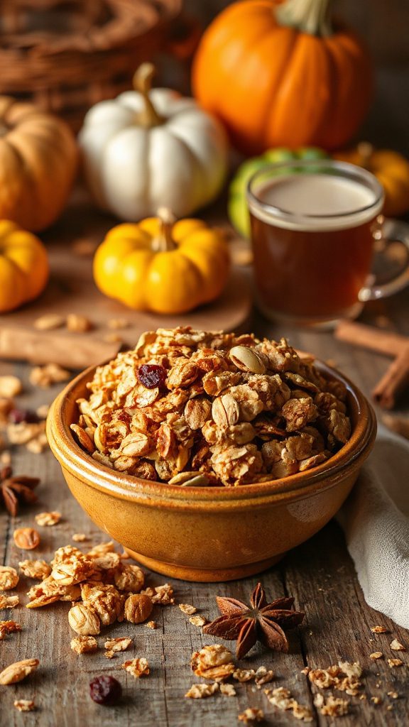 pumpkin spice granola recipe