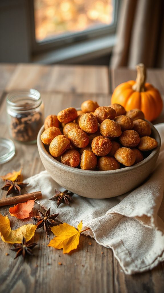 pumpkin spice macadamia nuts