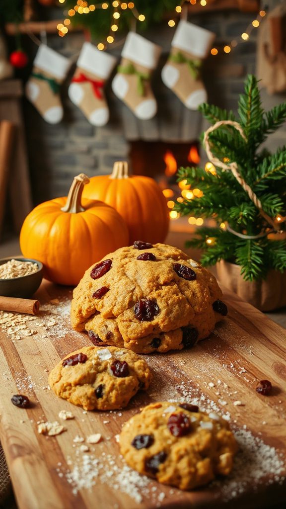 pumpkin spice oatmeal cookies pumpkin spice oatmeal cookies