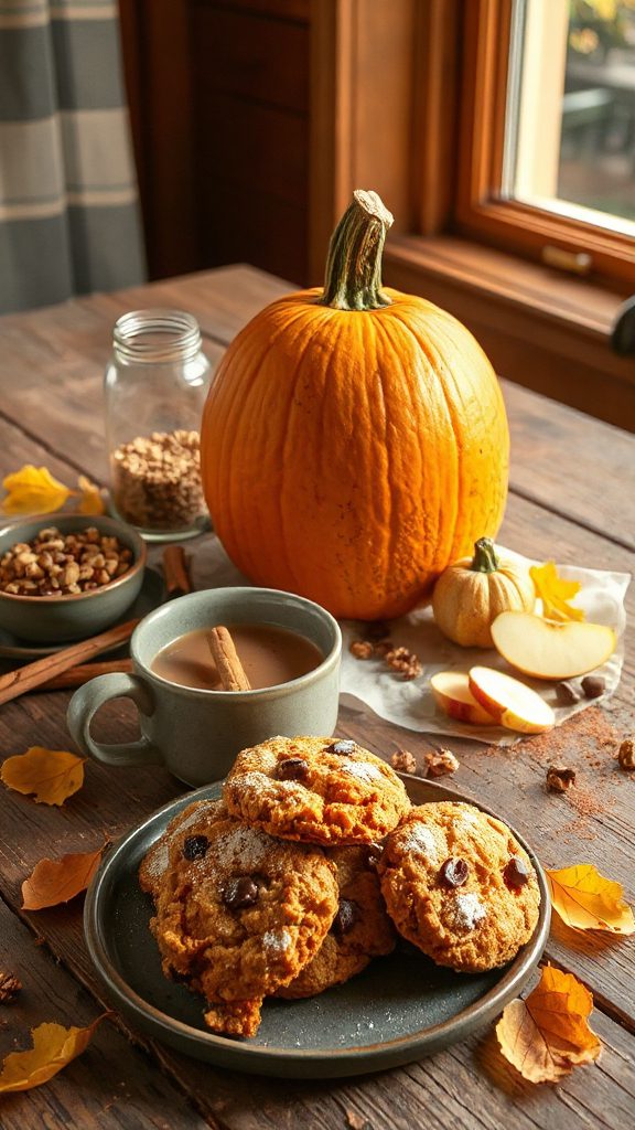 pumpkin spice oatmeal cookies pumpkin spice oatmeal cookies