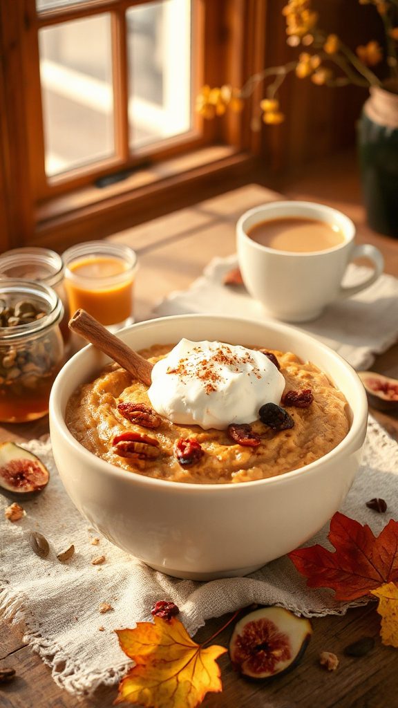 pumpkin spice overnight oats