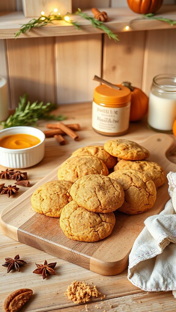 pumpkin spice protein cookies