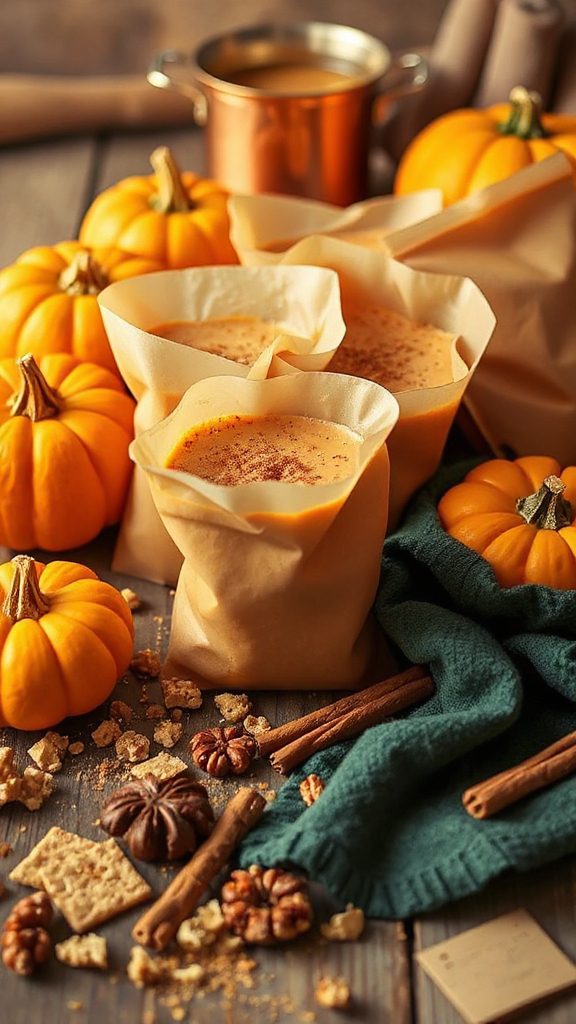 pumpkin spice protein smoothie