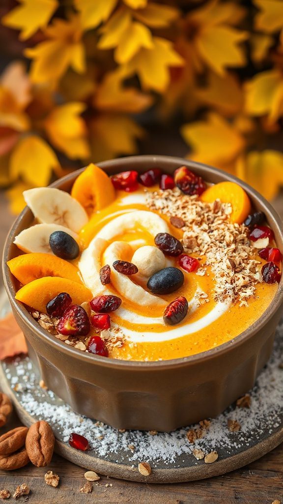 pumpkin spice smoothie bowl recipe pumpkin spice smoothie bowl recipe