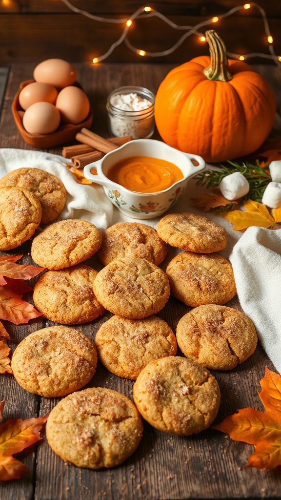 pumpkin spice snickerdoodle cookies pumpkin spice snickerdoodle cookies
