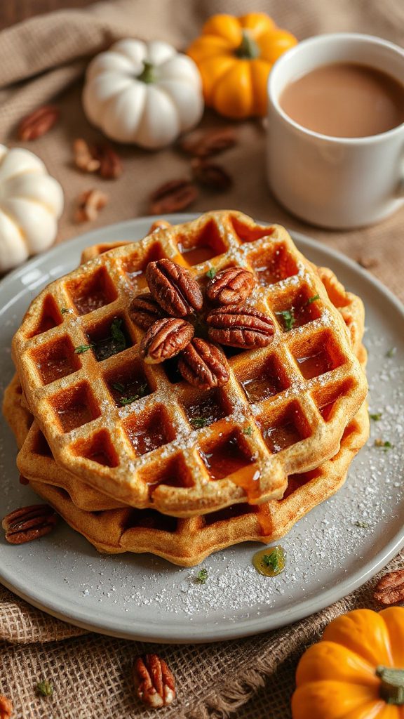 pumpkin spice waffle delight pumpkin spice waffle delight