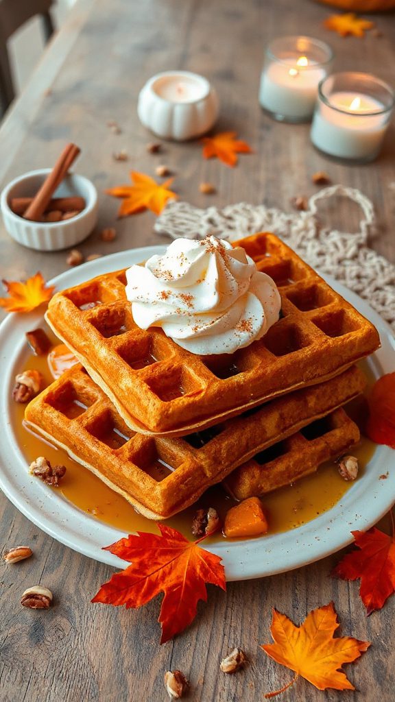 pumpkin spice waffle delight pumpkin spice waffle delight