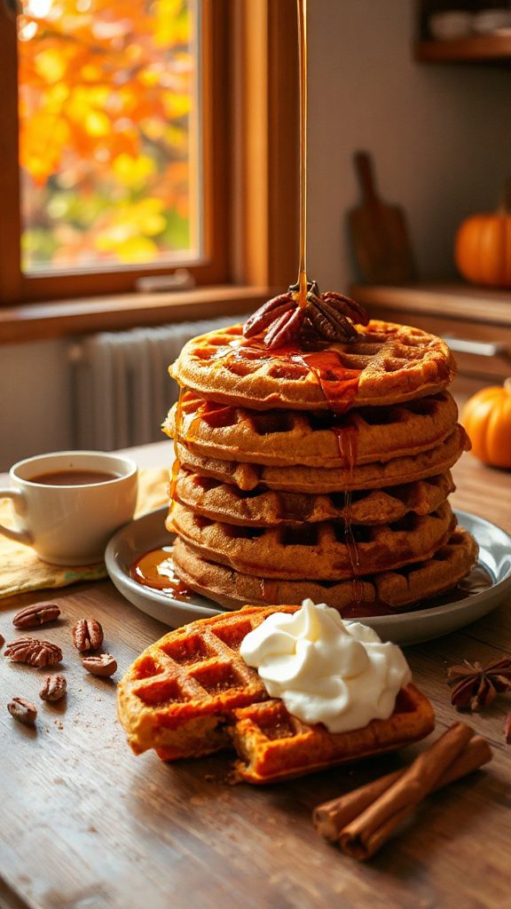 pumpkin spice waffle recipe pumpkin spice waffle recipe