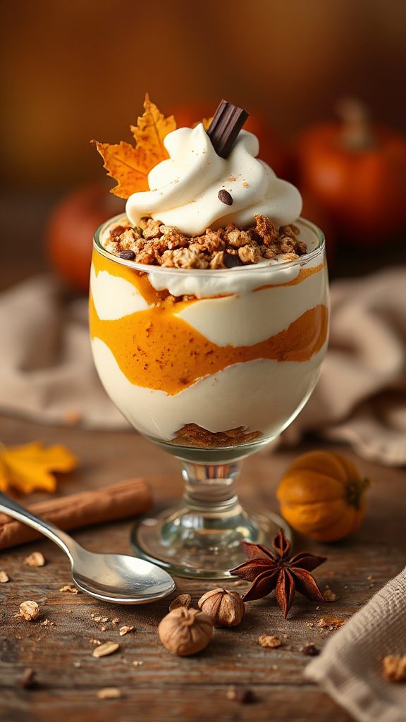 pumpkin spice yogurt parfait pumpkin spice yogurt parfait