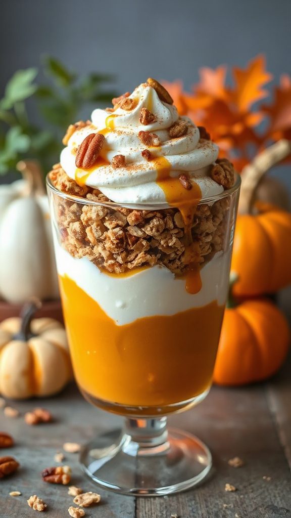 pumpkin spice yogurt parfait pumpkin spice yogurt parfait