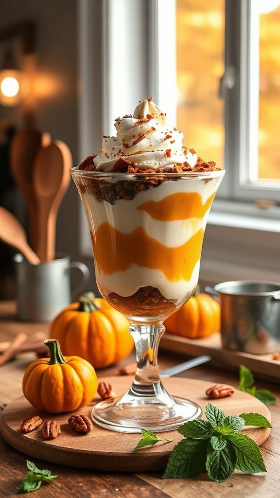 pumpkin spice yogurt parfaits pumpkin spice yogurt parfaits