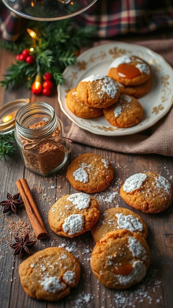 pumpkin spiced brown sugar cookies