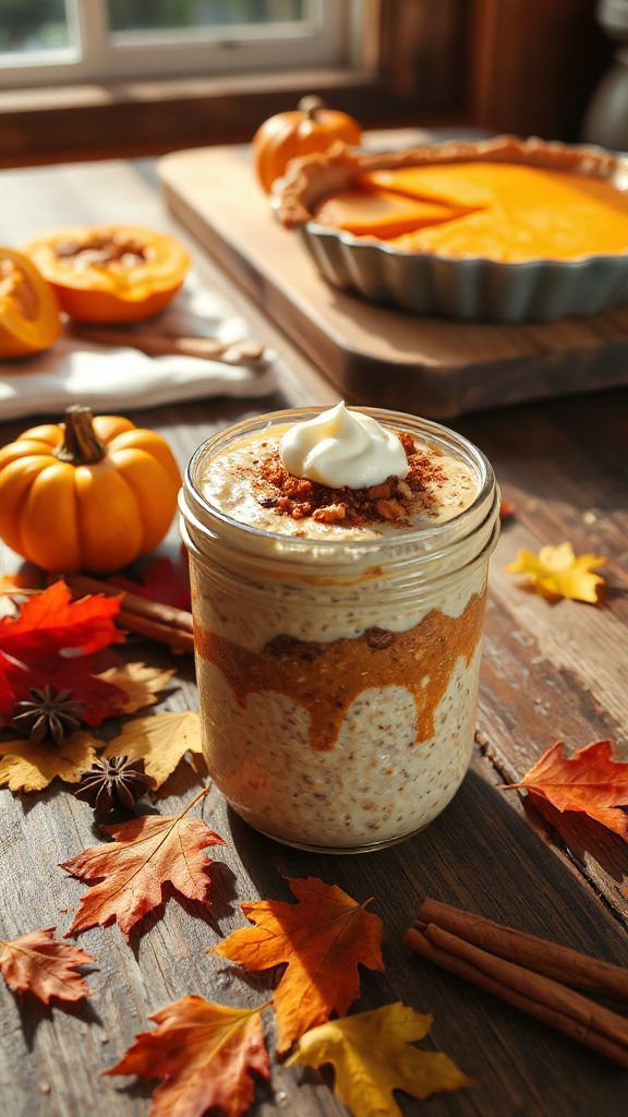 pumpkin spiced overnight oats