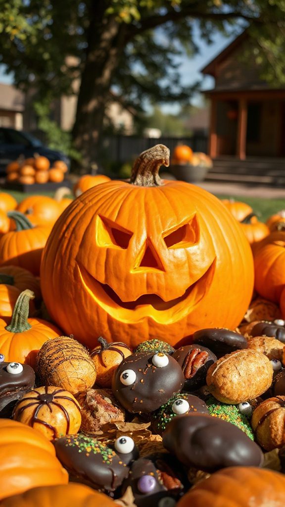 pumpkin spiced pecan pralines treat