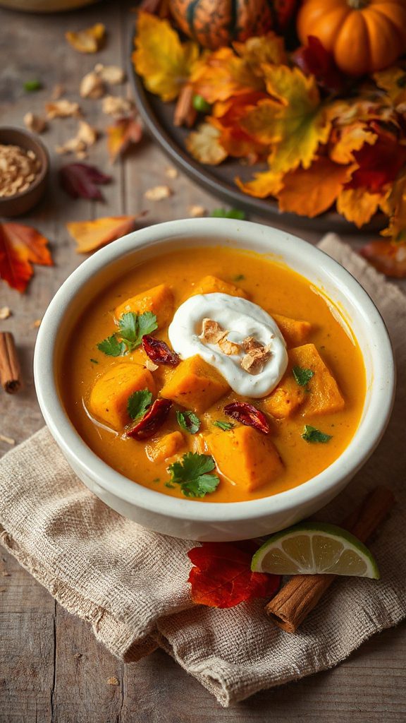 pumpkin sweet potato curry recipe