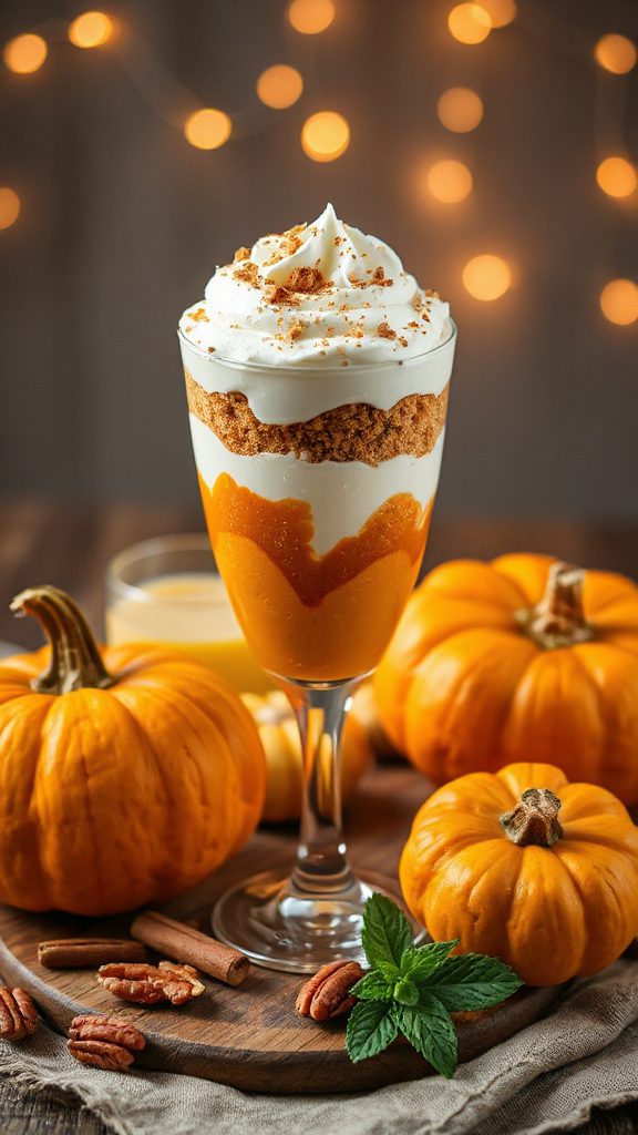 pumpkin yogurt parfait layers pumpkin yogurt parfait layers