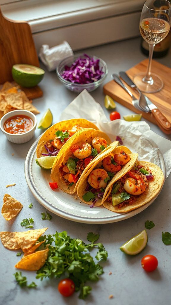 quick and flavorful shrimp tacos