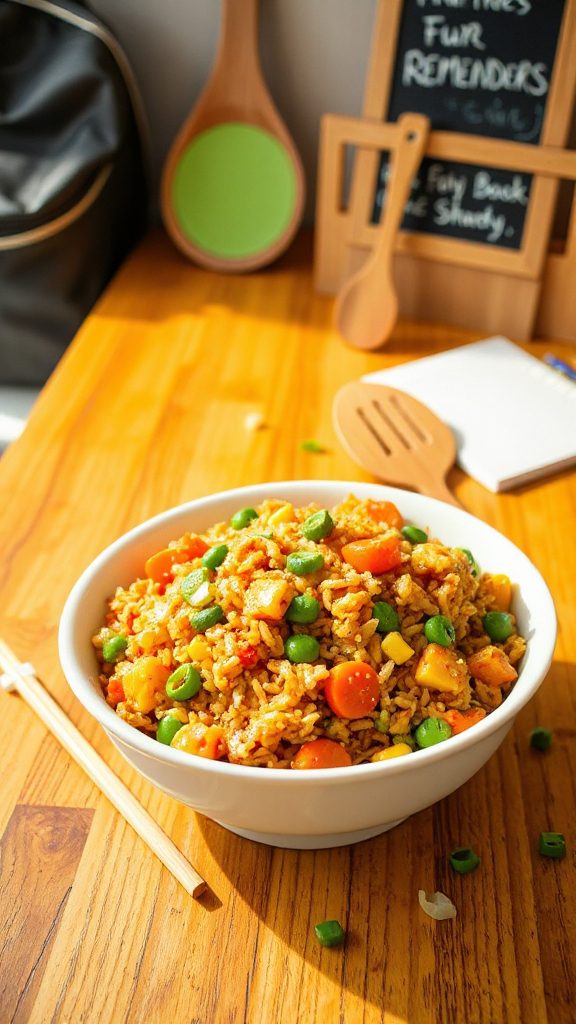 quick and healthy fried rice