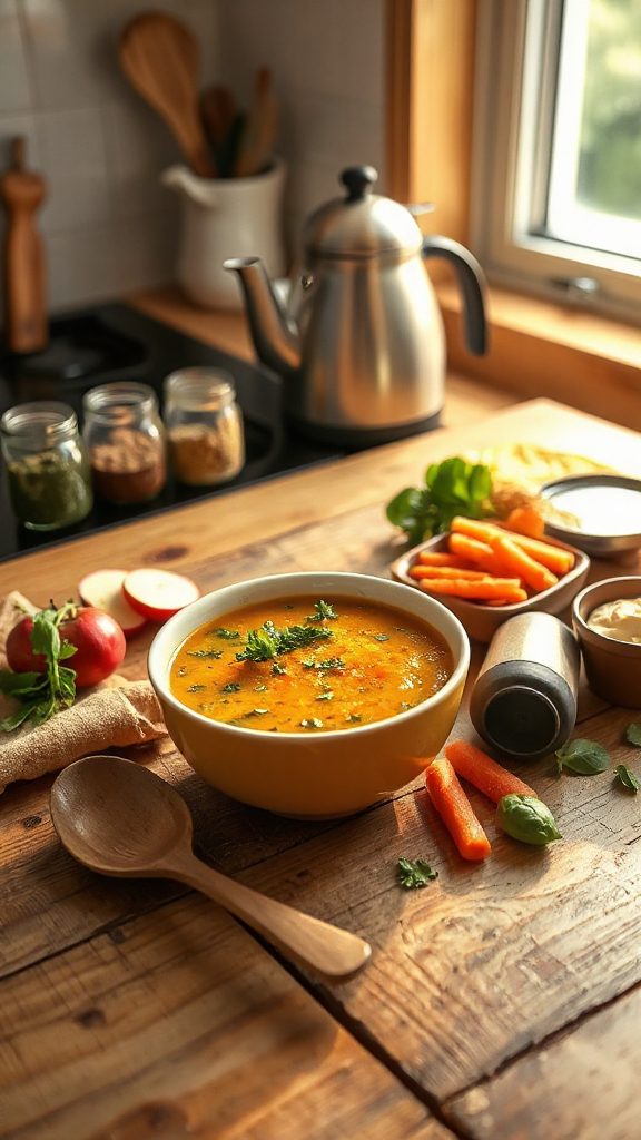 quick and nutritious vegetable soup