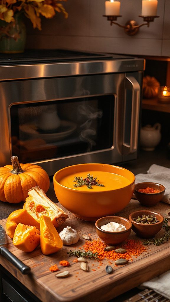 quick creamy pumpkin soup