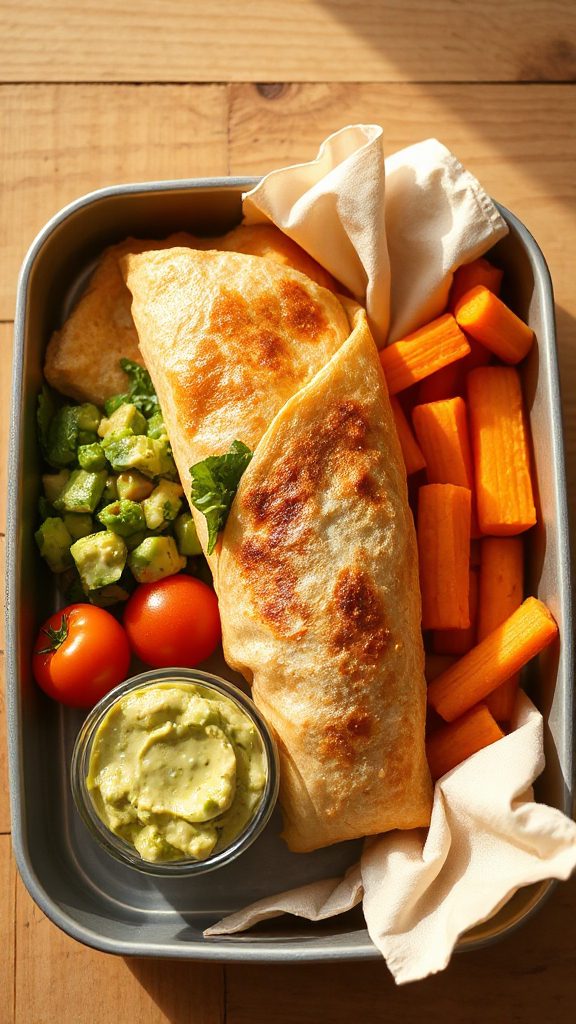 quick customizable breakfast burritos