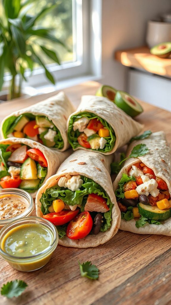 quick healthy customizable wraps