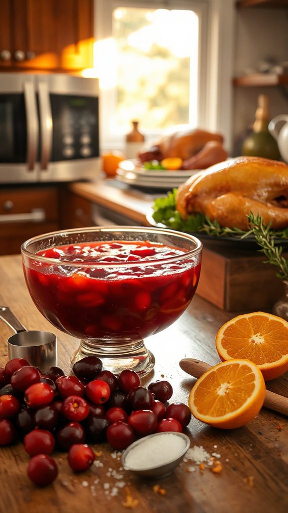 quick microwave cranberry sauce
