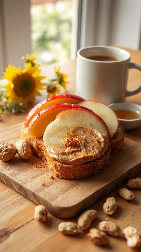 quick nutritious apple toast