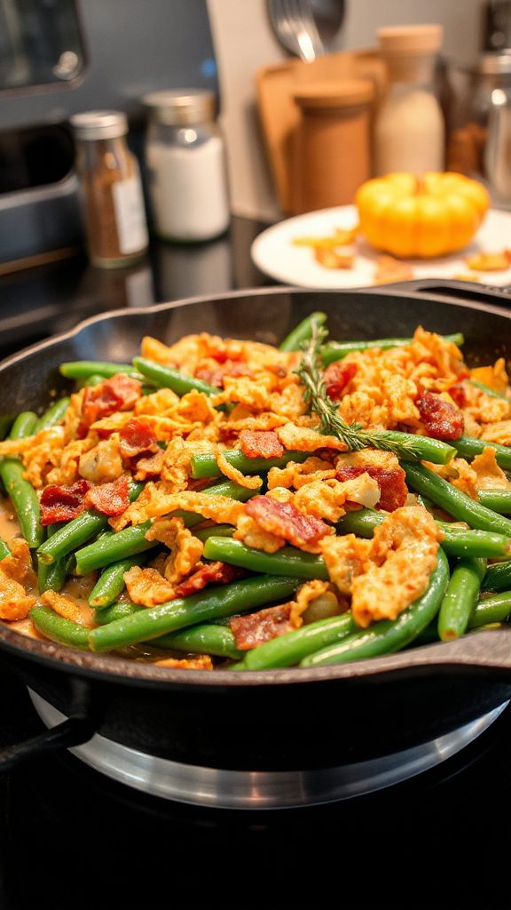 quick stovetop green bean casserole